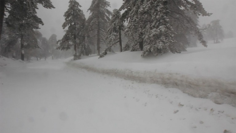 Troodos winter 2012 video