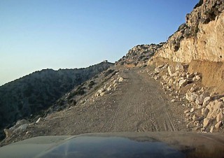 Scary road to the Akamas lighthouse – video