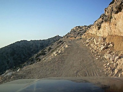 Scary road to the Akamas lighthouse – video